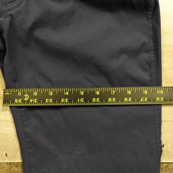 Eddie Bauer Men’s Tech Pant 32x32 Navy Nylon Stretch Outdoor Hiking - Picture 8 of 13